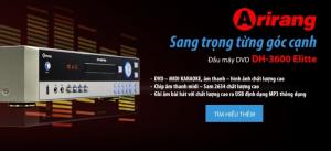 Đầu Arirang DH-3600 Elite karaoke 5 số Thay đổi hình nền và ghi âm karaoke