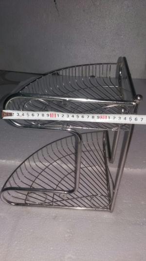 Kệ Góc Sole 2 Tầng Nhà Tắm-Kệ Để Gia Vị Inox-Gol2T 2530