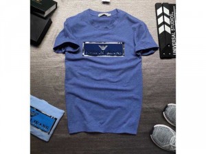 Áo thun nam cao cấp cổ tròn xuất khẩu armani jeans có size lớn trên 80kg