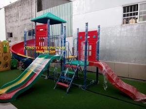 Cầu trượt mầm non giá rẻ