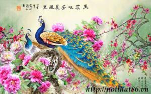 Tranh dán tường bằng gạch 3d- HP