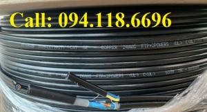 Cáp mạng liền nguồn Cat5e FTP + 2C lõi đồng ngoài trời TE-KRONE