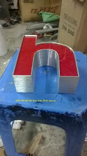 Gáy uốn chữ nổi có gờ, Dạy làm chữ nổi bằng nhôm uốn chân chữ, Chân chữ nhựa.