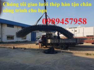 Lưới hàn chập phi 8 ô 200x200 lưới trơn, lưới gân giao hàng 3-5 ngày