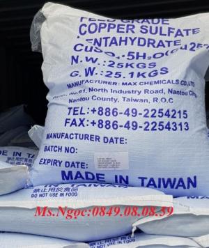 Đồng sulphate(CuSO4) _ Copper sulphate_ Phèn xanh