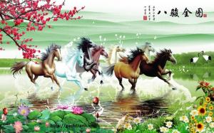 Gạch đá 3d trang trí Q120