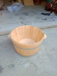 Chậu gỗ ngâm chân