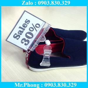 Kẹp nhưa trưng bày đòi hỏi phải có tính thẩm mỹ cao, phù hợp cho các chương trình quảng cáo, cho các event của công ty, nội dung quảng bá thay đổi nhiều,