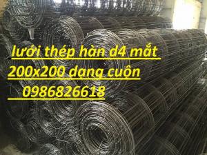 Lưới thép hàn d3, d4, d5,d6..Lưới thép hàn dạng tấm dạng cuộn hàng có sẵn