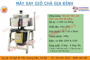 Máy xay chả lụa 2kg giá rẻ, máy làm giò chả