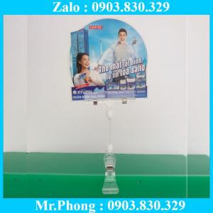 Kẹp nhưa trưng bày đòi hỏi phải có tính thẩm mỹ cao, phù hợp cho các chương trình quảng cáo,