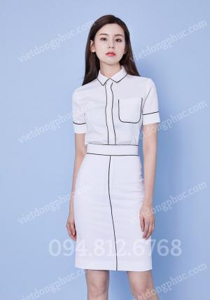 Địa chỉ may chân váy đồng phục chuẩn form nhất cho phái đẹp công sở