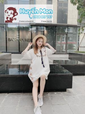 Đầm thổ cẩm thêu