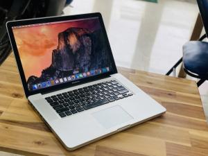 Macbook Pro 15inch A1286, i7 QM 8cpuz 8G 500G Vga rời Đèn phím vỏ nhôm zin 100% giá rẻ