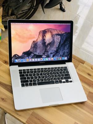 Macbook Pro 15inch A1286, i7 QM 8cpuz 8G 500G Vga rời Đèn phím vỏ nhôm zin 100% giá rẻ