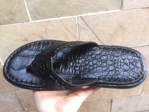 DÉP XỎ NGÓN DA CÁ SẤU THẬT