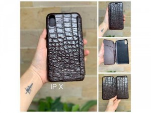 BAO DA ĐIỆN THOẠI IPHONE DA CÁ SẤU THẬT