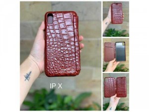 BAO DA ĐIỆN THOẠI IPHONE DA CÁ SẤU THẬT