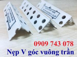 Nẹp Nhựa V Tô Góc Vuông - Nẹp Bã Góc Vuông