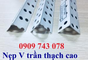 Nẹp Nhựa V Tô Góc Vuông - Nẹp Bã Góc Vuông