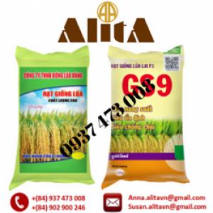 Bao pp dệt đựng lúa giống