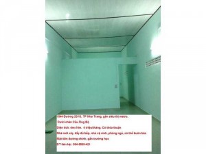 cần cho thuê nhà mặt tiền đường 23/10