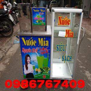Máy ép nước mía siêu kiệt bàn cộc tủ kính