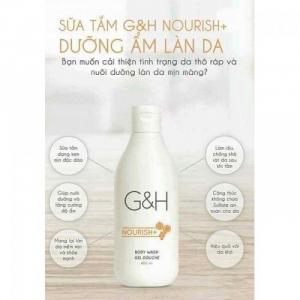 Sữa tắm dưỡng ẩm dạng kem G&H Nourish+ 400ml từ Mỹ 118107