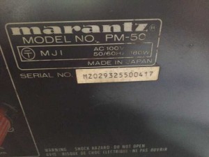 Amply marantz PM50