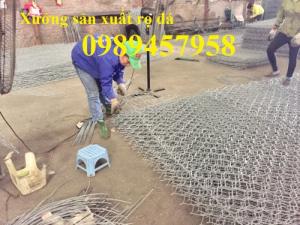Rọ thép chống sạt lở bờ sông, rọ đá kè hồ mạ kẽm 2mx1mx1m