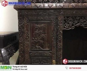 Tủ bầy đồ hoa mai