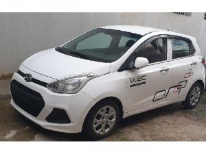Grand i10 màu trắng