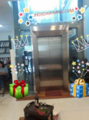 ốp khung cửa thang máy inox 304 hairLine