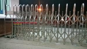 Cổng xếp sắt, cổng xếp inox 304 1.8m 2.4m