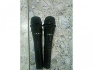 Cặp mic oppo có dây hát karaoke