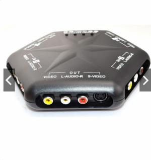 Bộ Chuyển Đổi 4 in 1 Out With Remote Control AV-666D S-Video Video Audio Cao Cấp