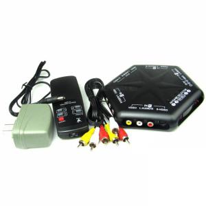 Bộ Chuyển Đổi 4 in 1 Out With Remote Control AV-666D S-Video Video Audio Cao Cấp