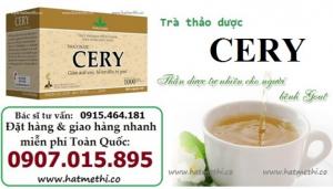 Thảo dược CERY giảm axit uric, trị gút khớp hiệu quả