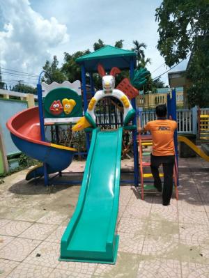 cầu trượt mầm non tại bình định