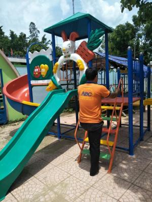 cầu trượt mầm non giá rẻ