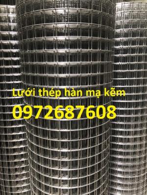 Lưới thép hàn D3 a50x50 mạ kẽm, hàng luôn có sẵn