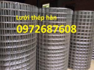 Lưới thép hàn D3 a50x50 mạ kẽm, hàng luôn có sẵn