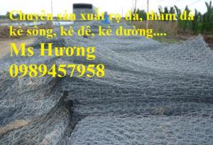 Rọ đá chống sạt lở, rọ thép mạ kẽm 1x1x1m, 1x1x0,5m giá rẻ