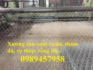 Rọ đá chống sạt lở, rọ thép mạ kẽm 1x1x1m, 1x1x0,5m giá rẻ