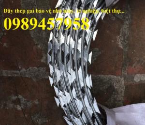 Dây thép gai hình lưỡi dao, dây thép gai làm hàng rào