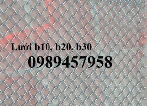 Sản xuất lưới b20 mạ kẽm, b20 bọc nhựa hàng có sẵn