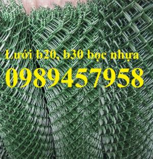 Sản xuất lưới b20 mạ kẽm, b20 bọc nhựa hàng có sẵn