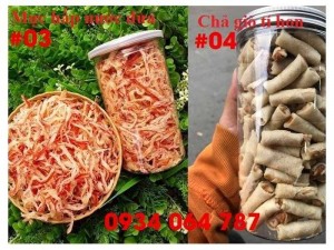 Khô Bò, Cá Thiều Lát Cán Mỏng, Mực...
