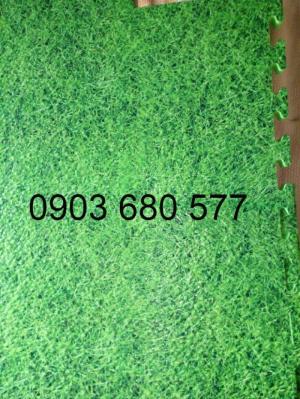 Thảm cỏ nhân tạo, thảm xốp trang trí trường mầm non