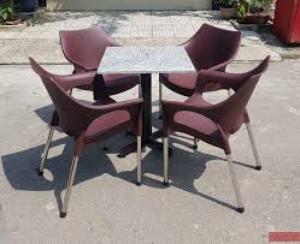 bàn ghế cafe nhựa sân vườn